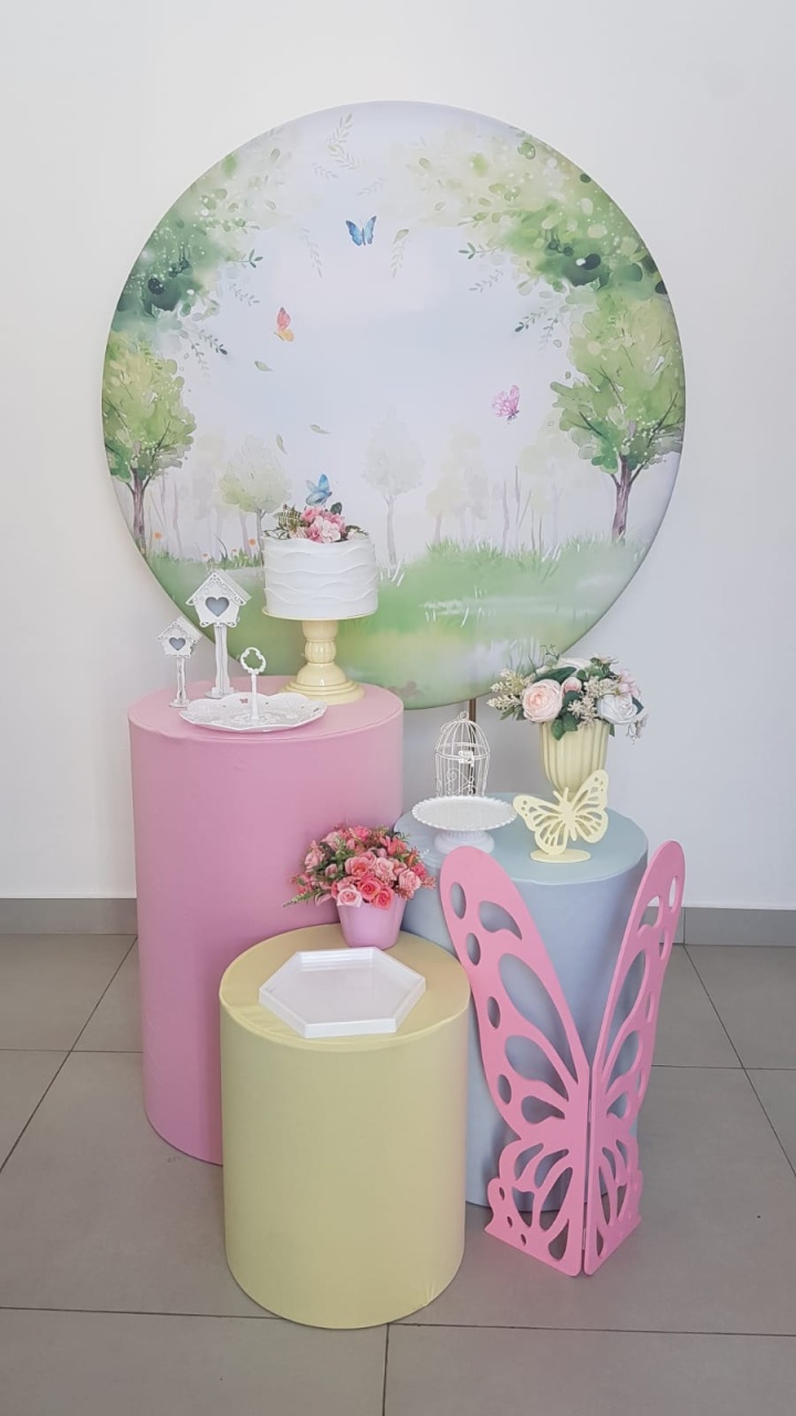 Kit Bosque Com Borboletas - Mavie Decorações