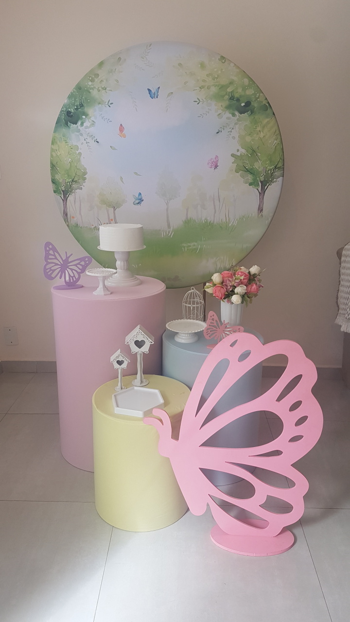 Kit Jardim Com Borboleta - Mavie Decorações