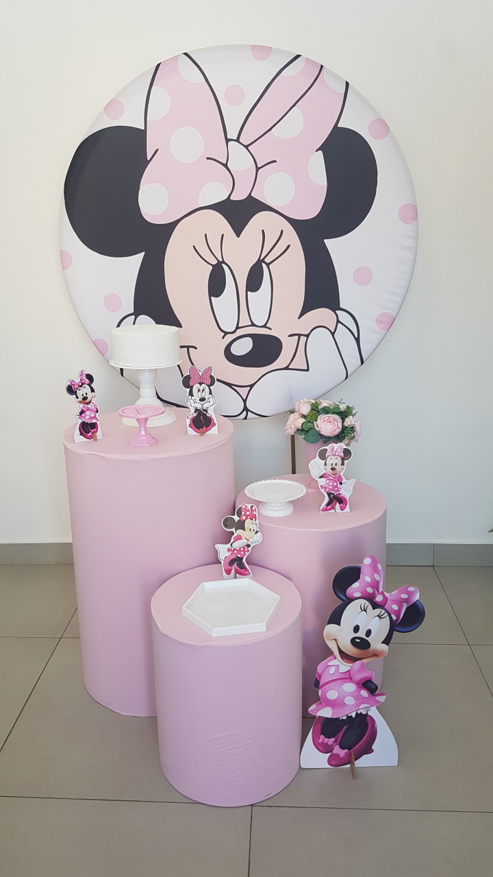Kit Minnie Rosa - Mavie Decorações