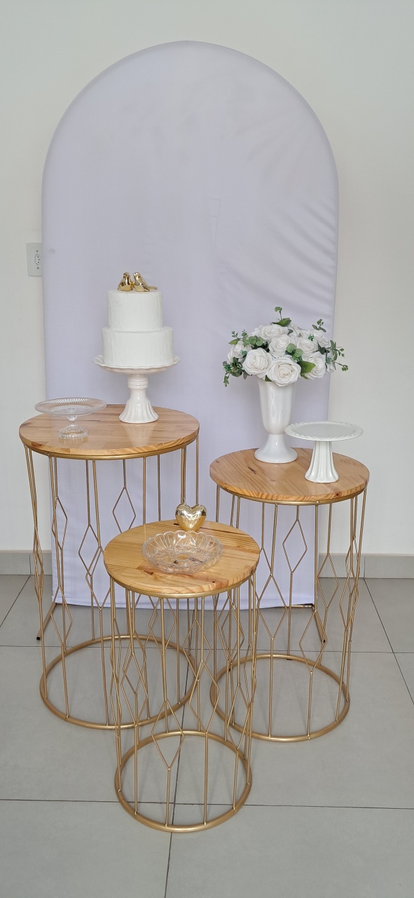 Kit Romano Branco Luxo - Mavie Decorações