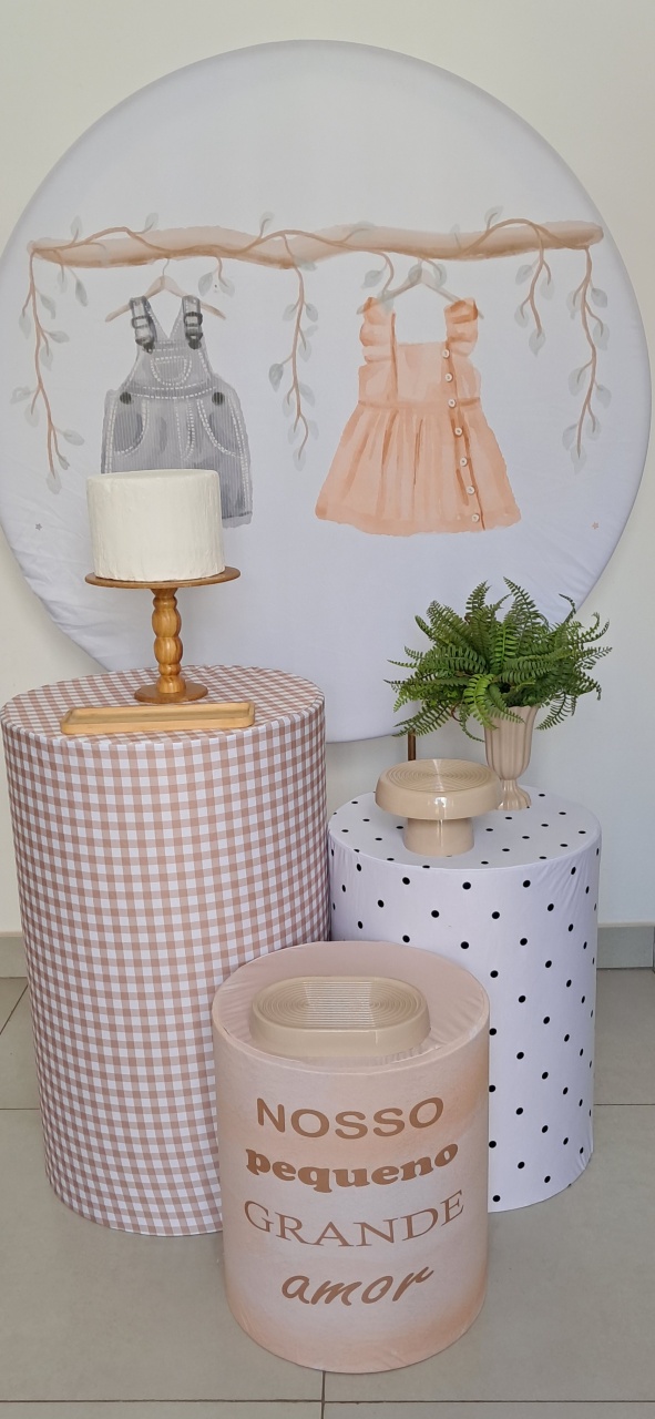 Kit Chá Revelação Neutro - Mavie Decorações