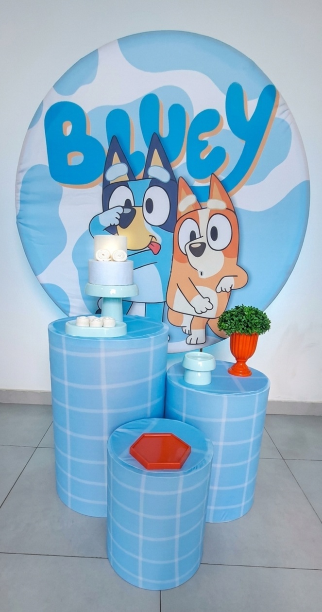 Kit Bluey E Bingo Azul - Mavie Decorações