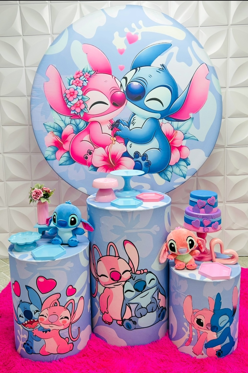Kit Stitch E Angel 2 (Bronze) - Karina Mesquita Pego Lima 