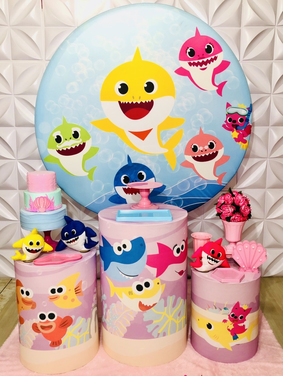 Kit Baby Shark Menina - Karina Mesquita Pego Lima 