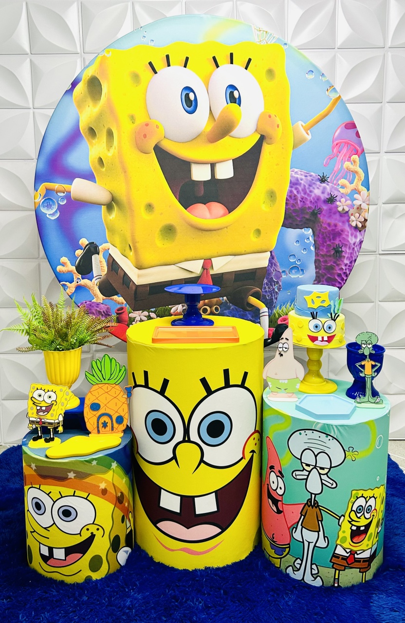 Kit Bob Esponja 1 (Bronze) - Karina Mesquita Pego Lima 