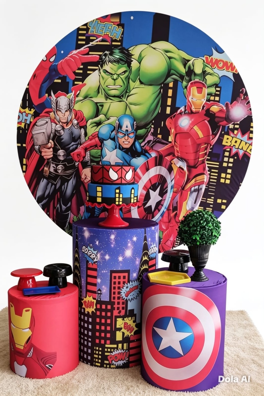 Heróis Marvel - BELLA FESTA TOP