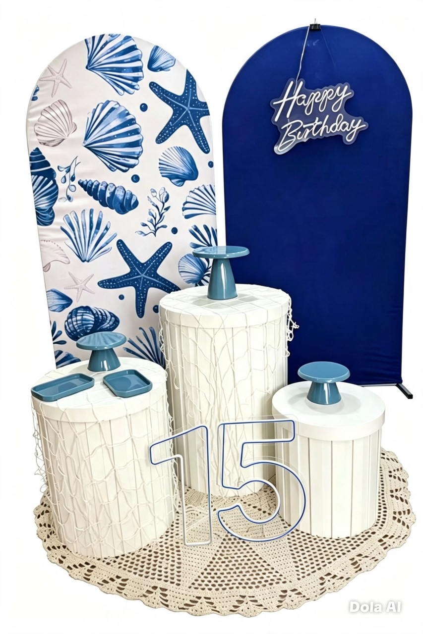 Kit Fundo Do Mar Com Led 15 - BELLA FESTA TOP