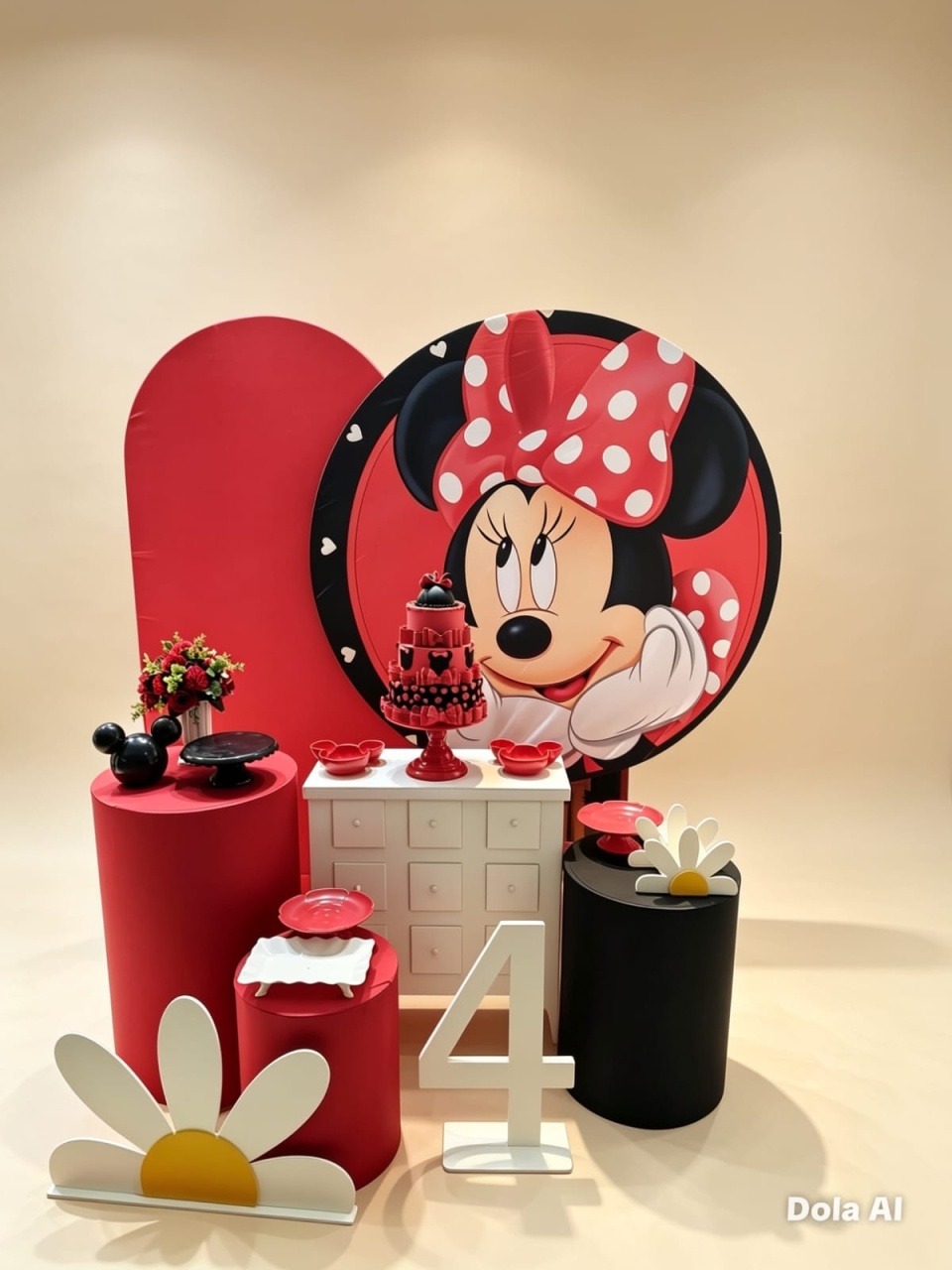 Minnie Vermelha Kit 3 - BELLA FESTA TOP