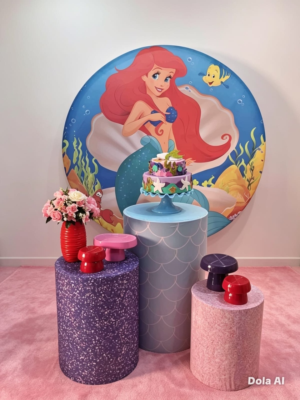 Pequena Sereia Ariel Kit 1 - BELLA FESTA TOP