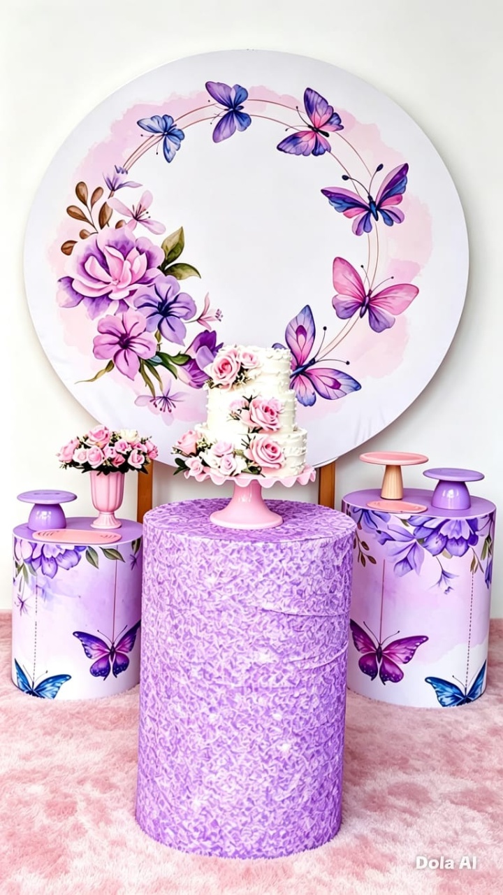 Borboleta Lilás 🦋 Kit 1 - BELLA FESTA TOP