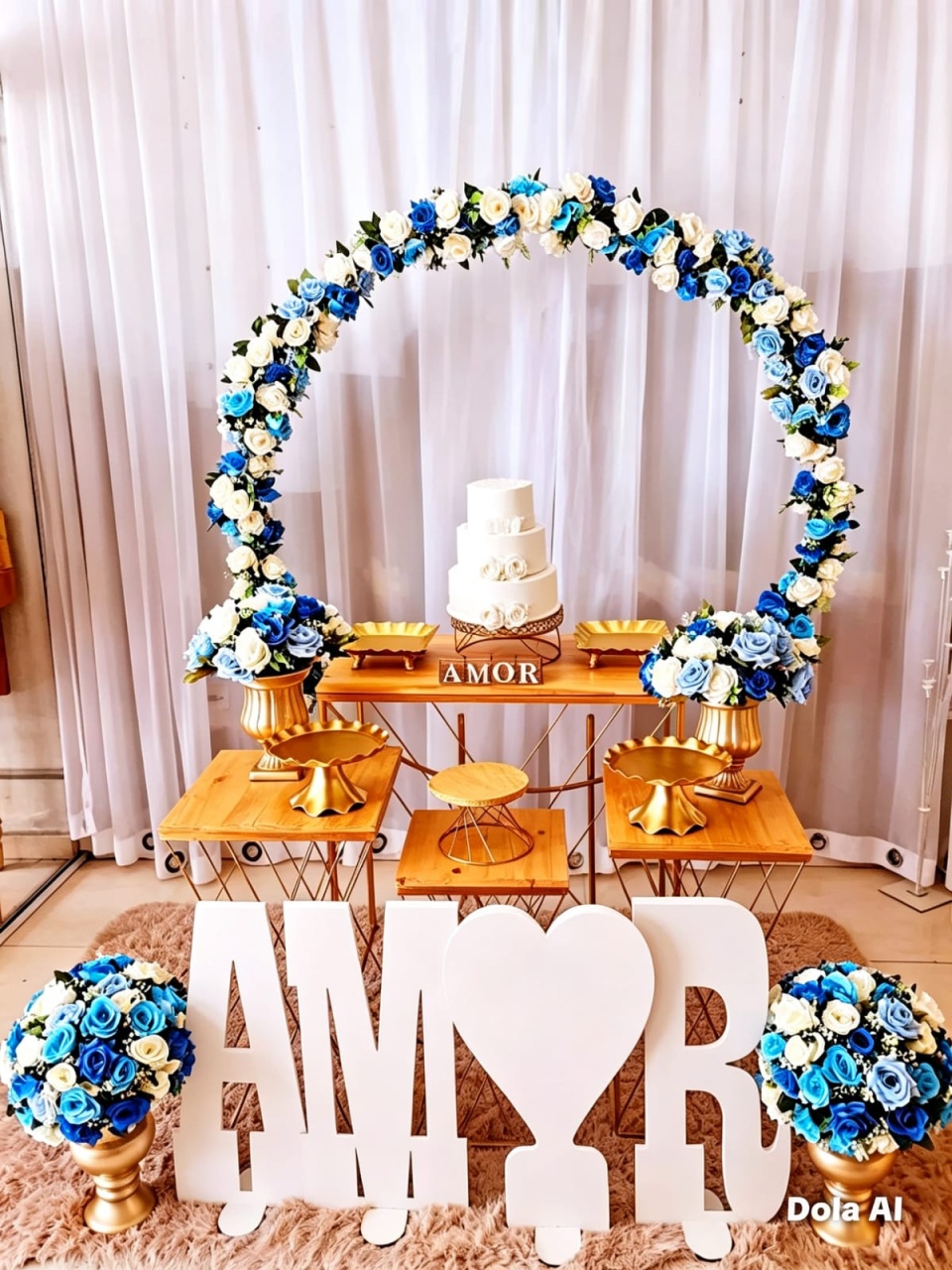 Floral Azul Amor - BELLA FESTA TOP