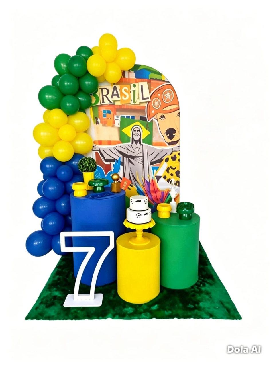 Brasilidade Romano Com Balões - BELLA FESTA TOP