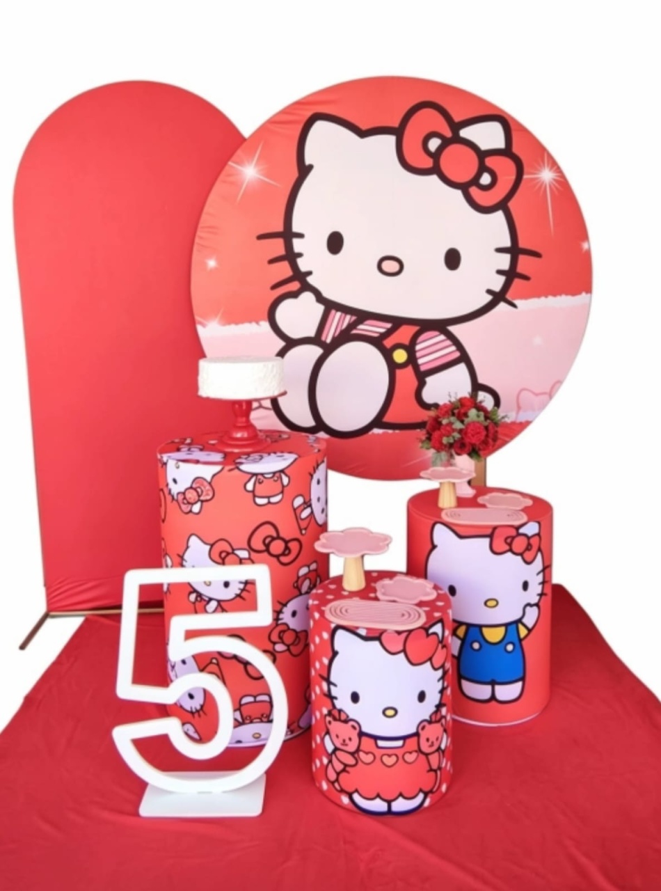 Helô Kitty Vermelha Kit 2 - BELLA FESTA TOP