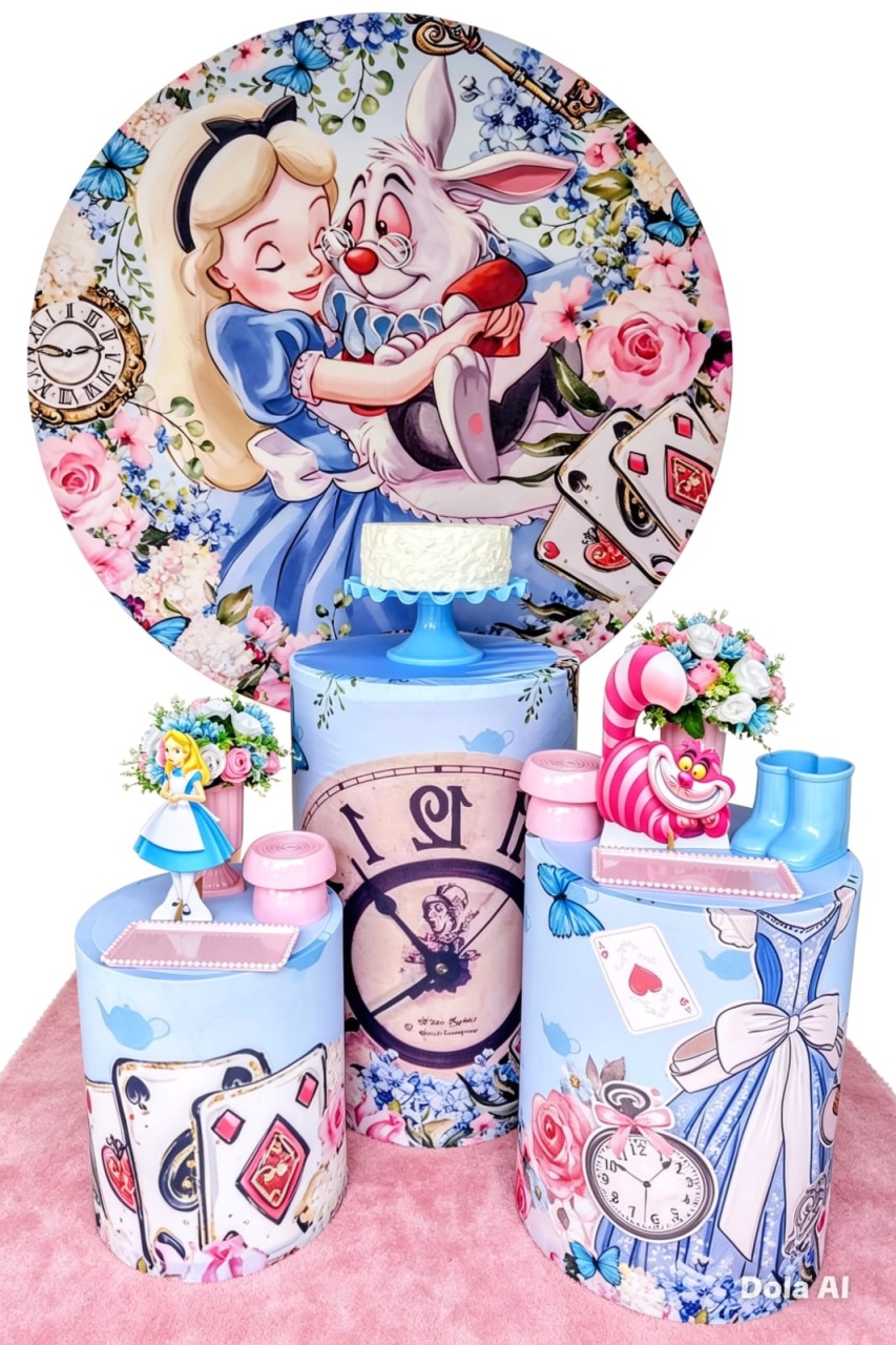 Alice No País das Maravilhas Kit 1 - BELLA FESTA TOP