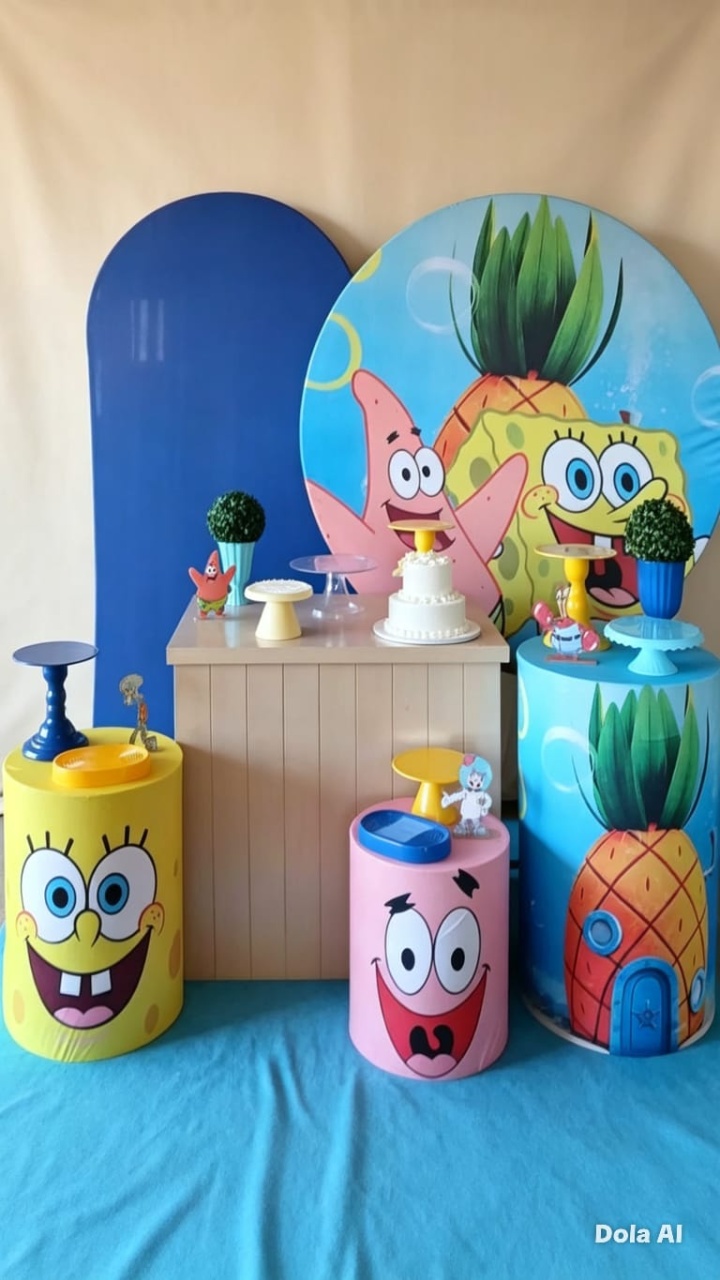 Bob Esponja Kit 3 - BELLA FESTA TOP