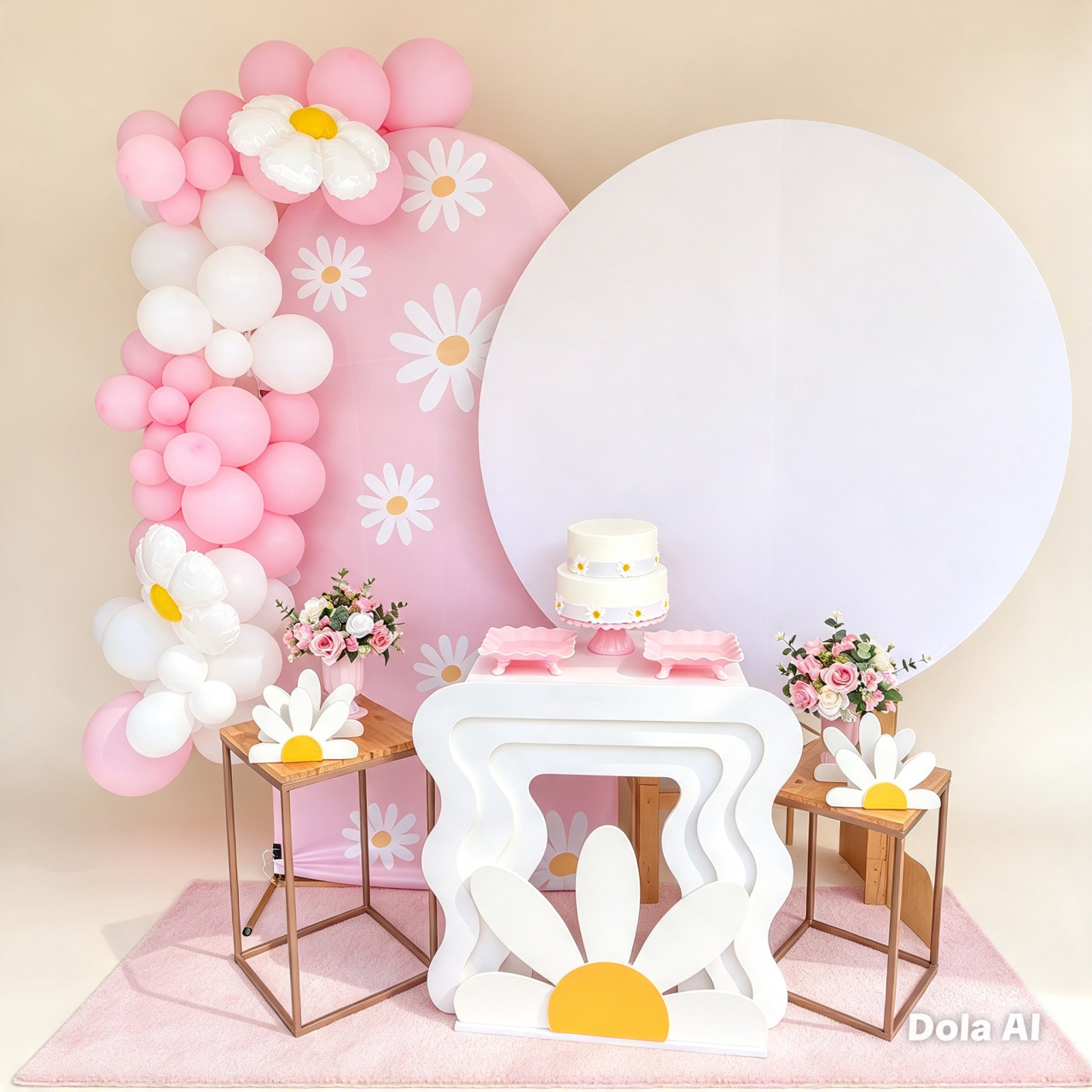 Kit Margaridas Com Comoda Babado Não Vai Os Balões - BELLA FESTA TOP