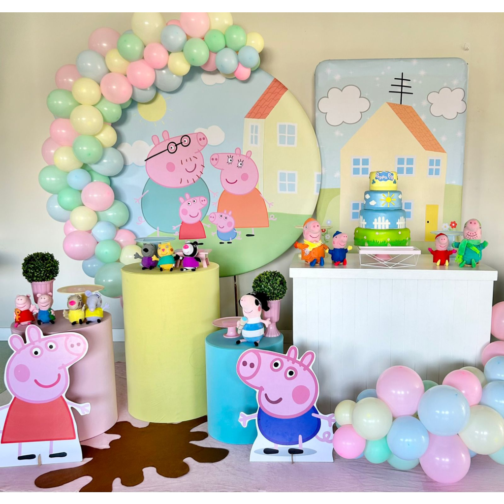 Peppa Pig 2 Paineis - Rede Festas