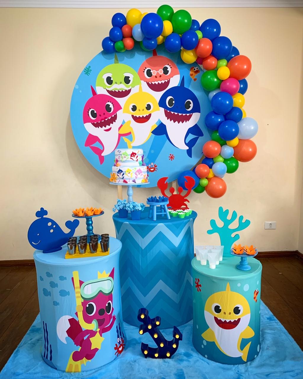 Baby Shark Menino - Rede Festas