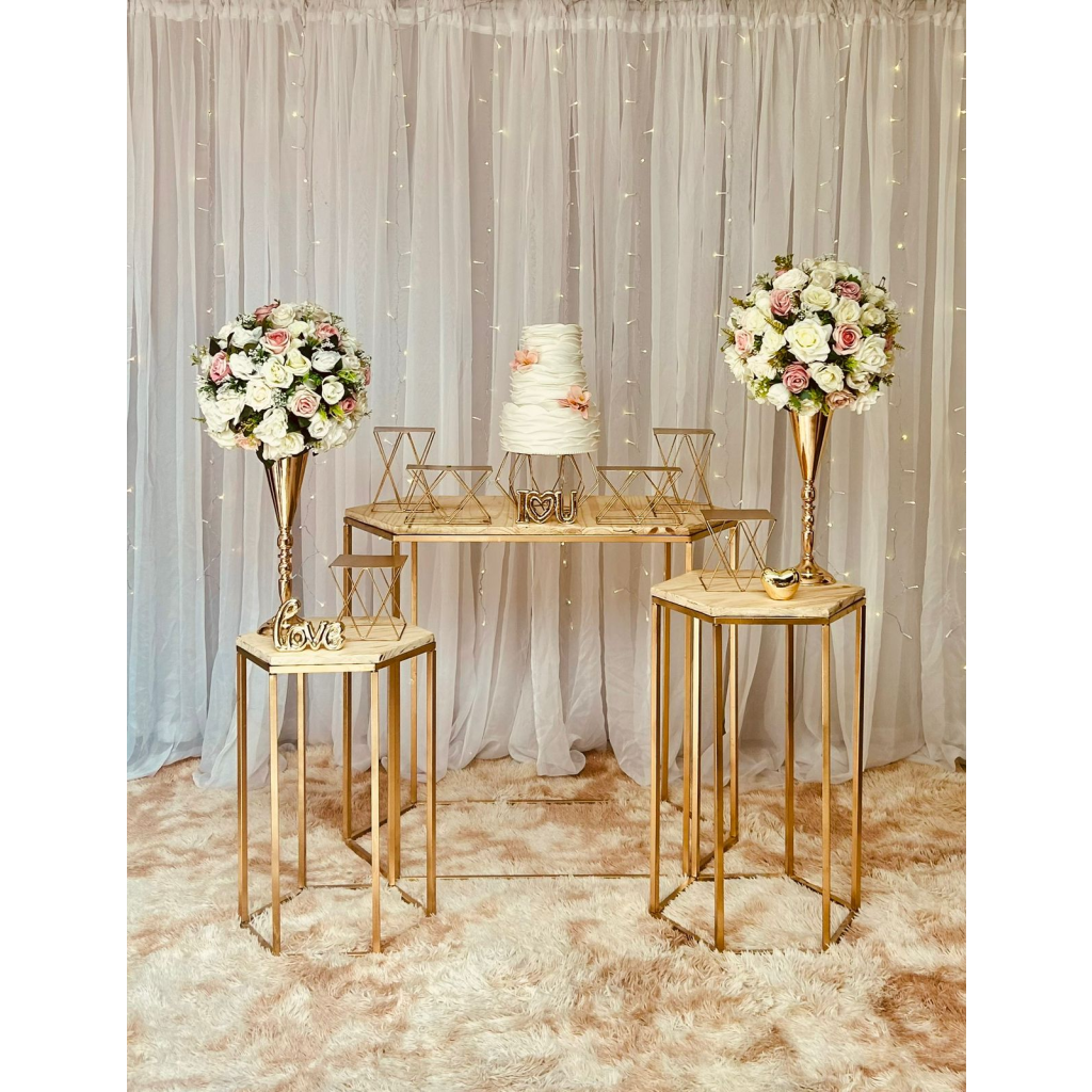 Casamento Luxo - Sextavada - Rede Festas