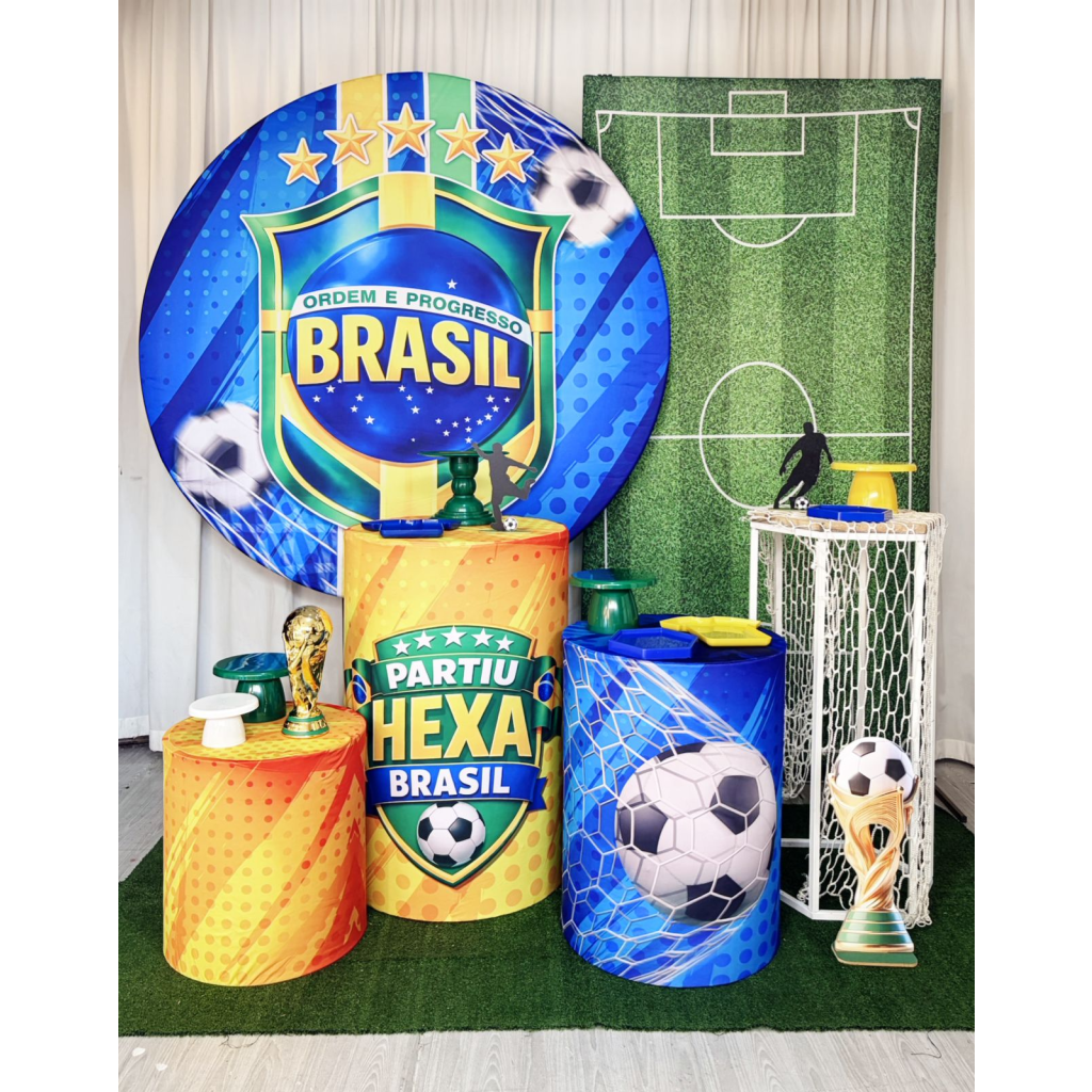 Brasil Hexa 2 Painéis - Rede Festas