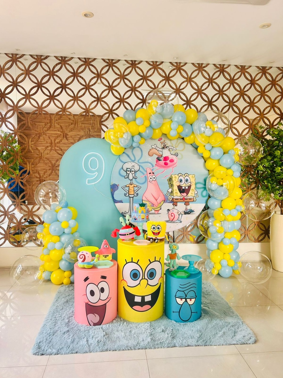 Bob Esponja 2 Painéis - Rede Festas