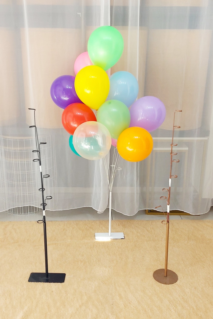Haste Para Balões Branca - Magic Pegue e Monte / Day Larocca Locação de Vestido de Festa