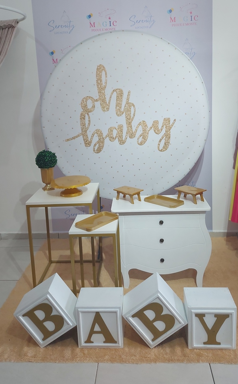 Kit Decor Oh Baby - Magic Pegue e Monte / Day Larocca Locação de Vestido de Festa