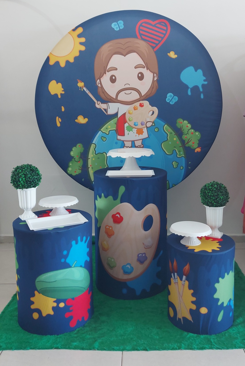 Kit Base Maior Pintor Do Mundo - Magic Pegue e Monte / Day Larocca Locação de Vestido de Festa