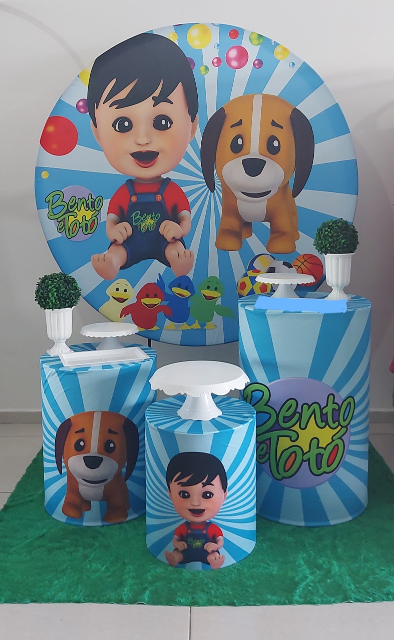 Kit Base Bento E Totó - Magic Pegue e Monte / Day Larocca Locação de Vestido de Festa