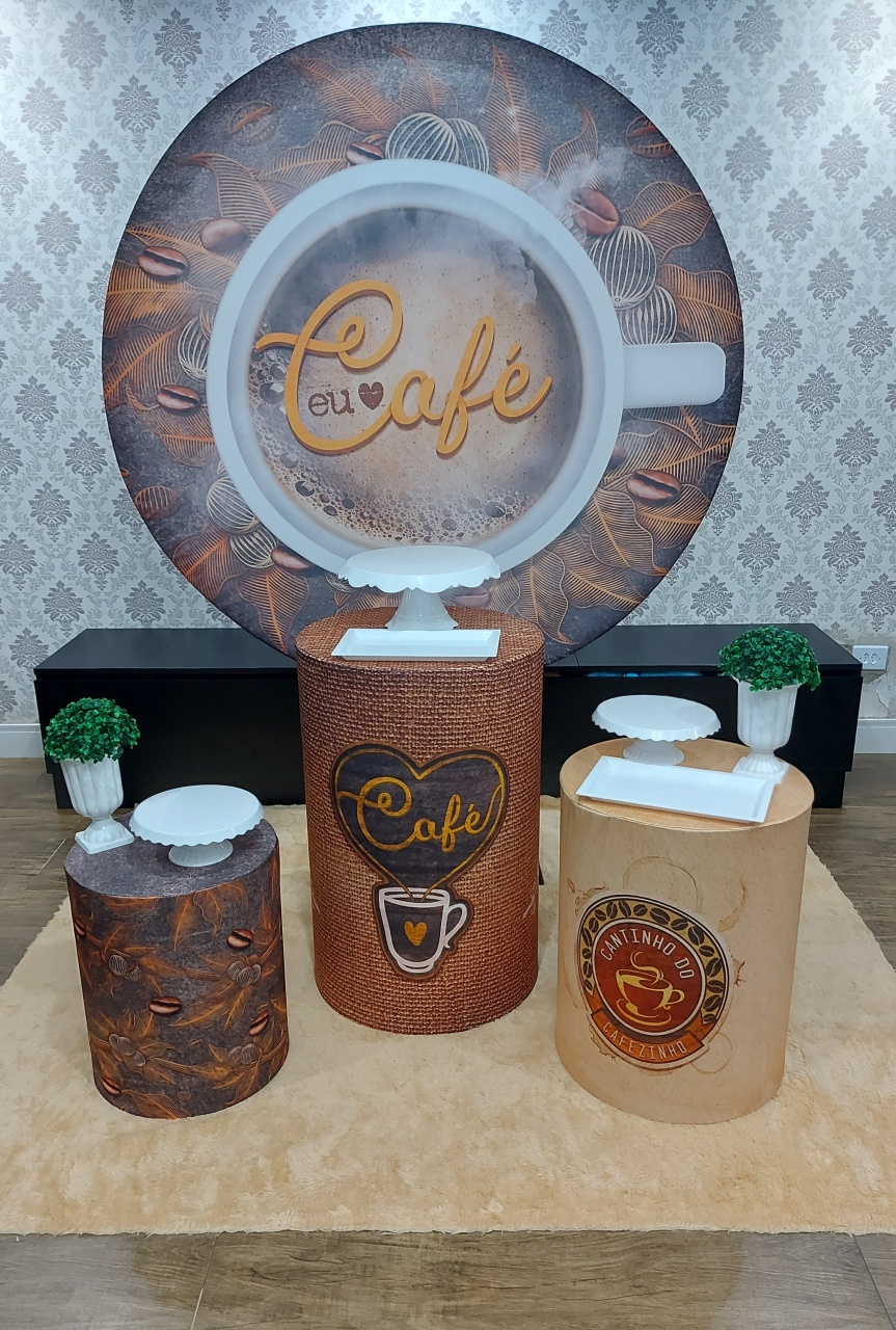 Kit Base Café - Magic Pegue e Monte / Day Larocca Locação de Vestido de Festa