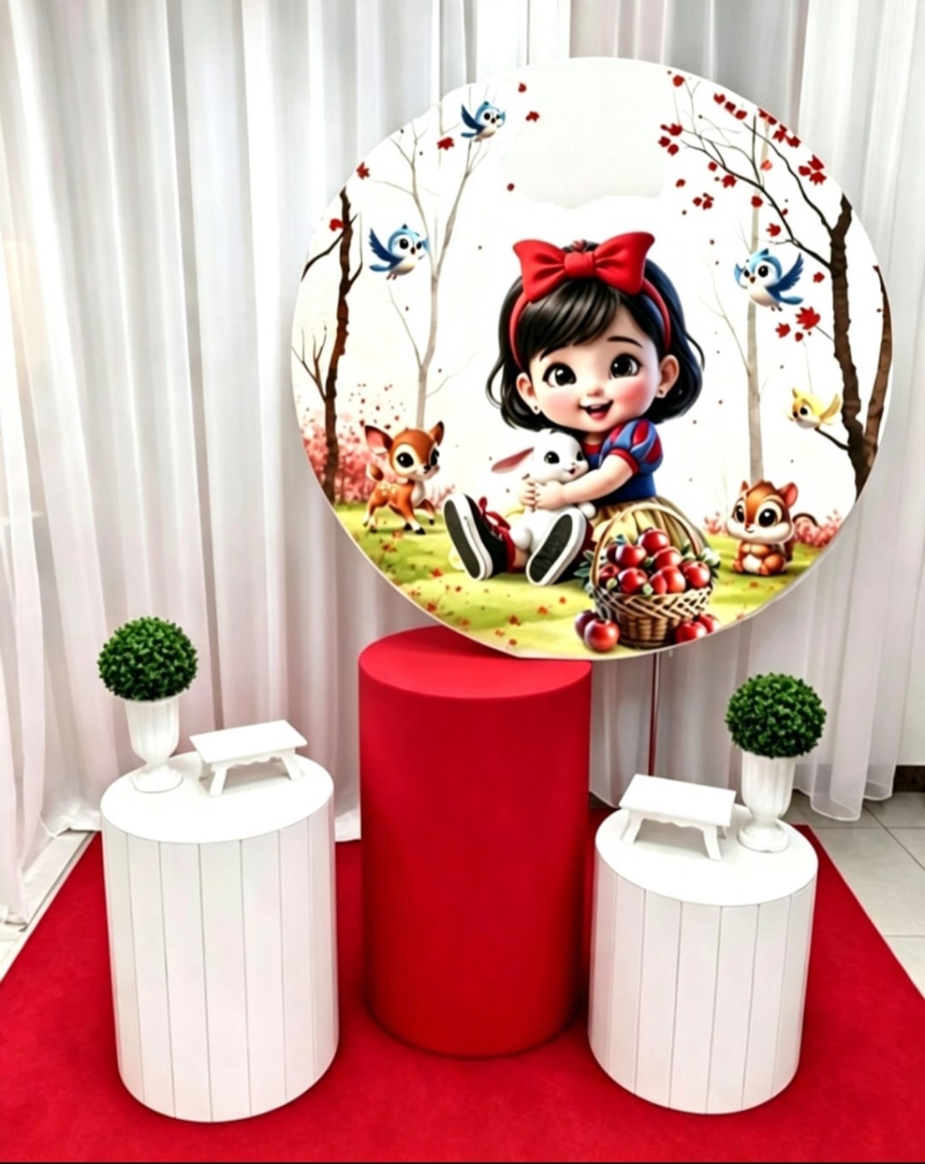 Kit Base Branca de Neve Baby - Magic Pegue e Monte / Day Larocca Locação de Vestido de Festa