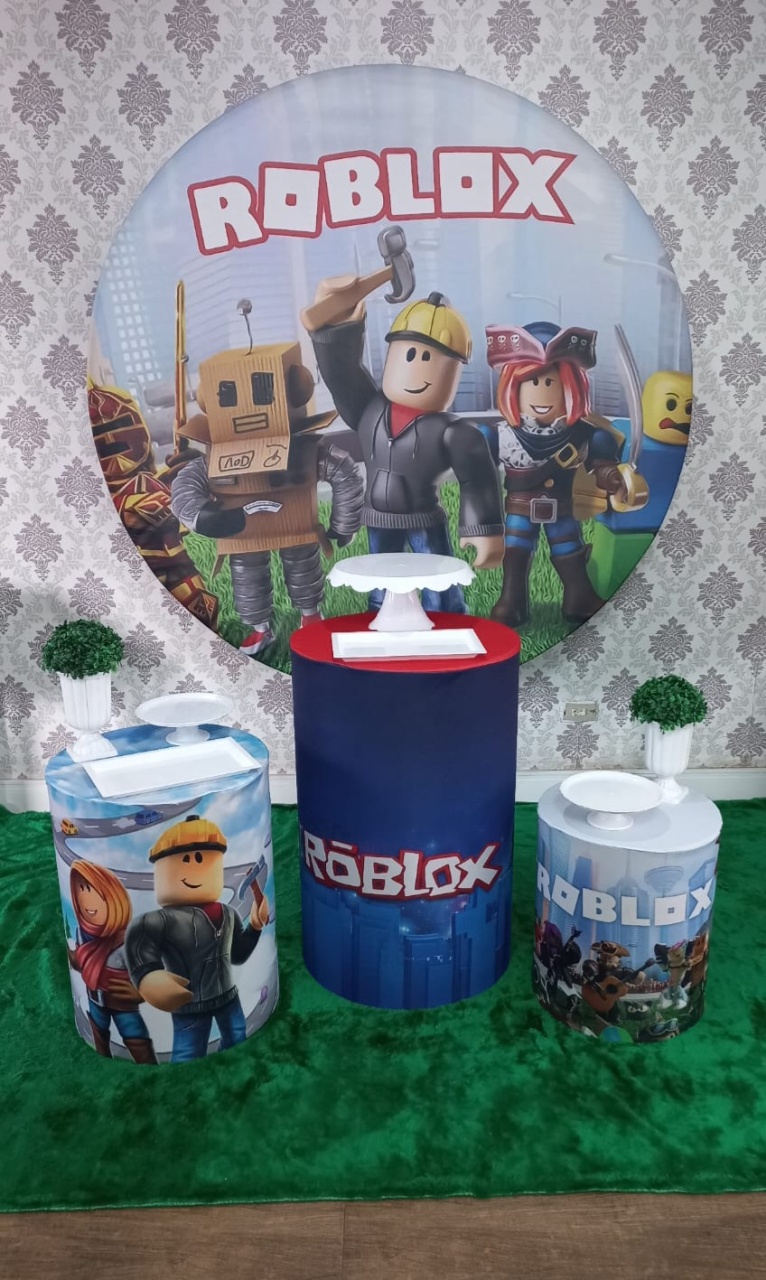 Kit Base Roblox Menino - Magic Pegue e Monte / Day Larocca Locação de Vestido de Festa