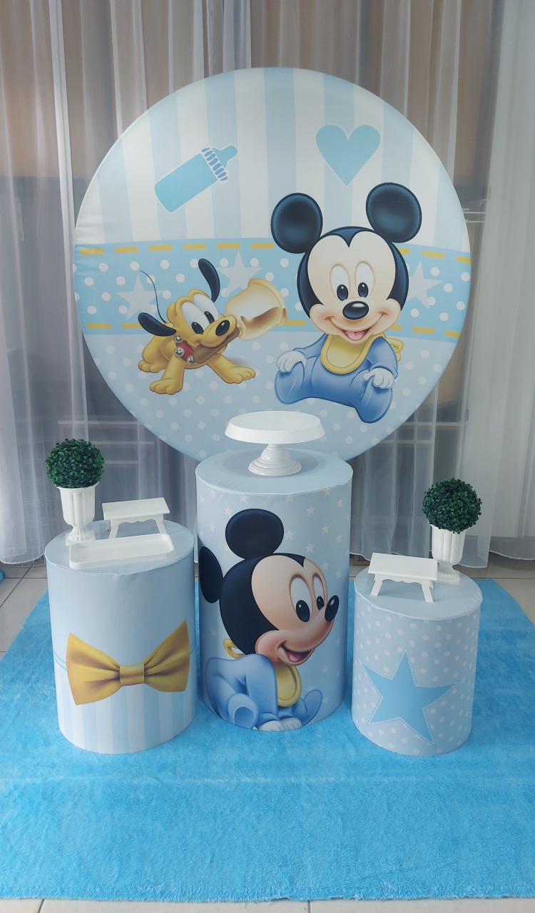 Kit Base Mickey Baby - Magic Pegue e Monte / Day Larocca Locação de Vestido de Festa