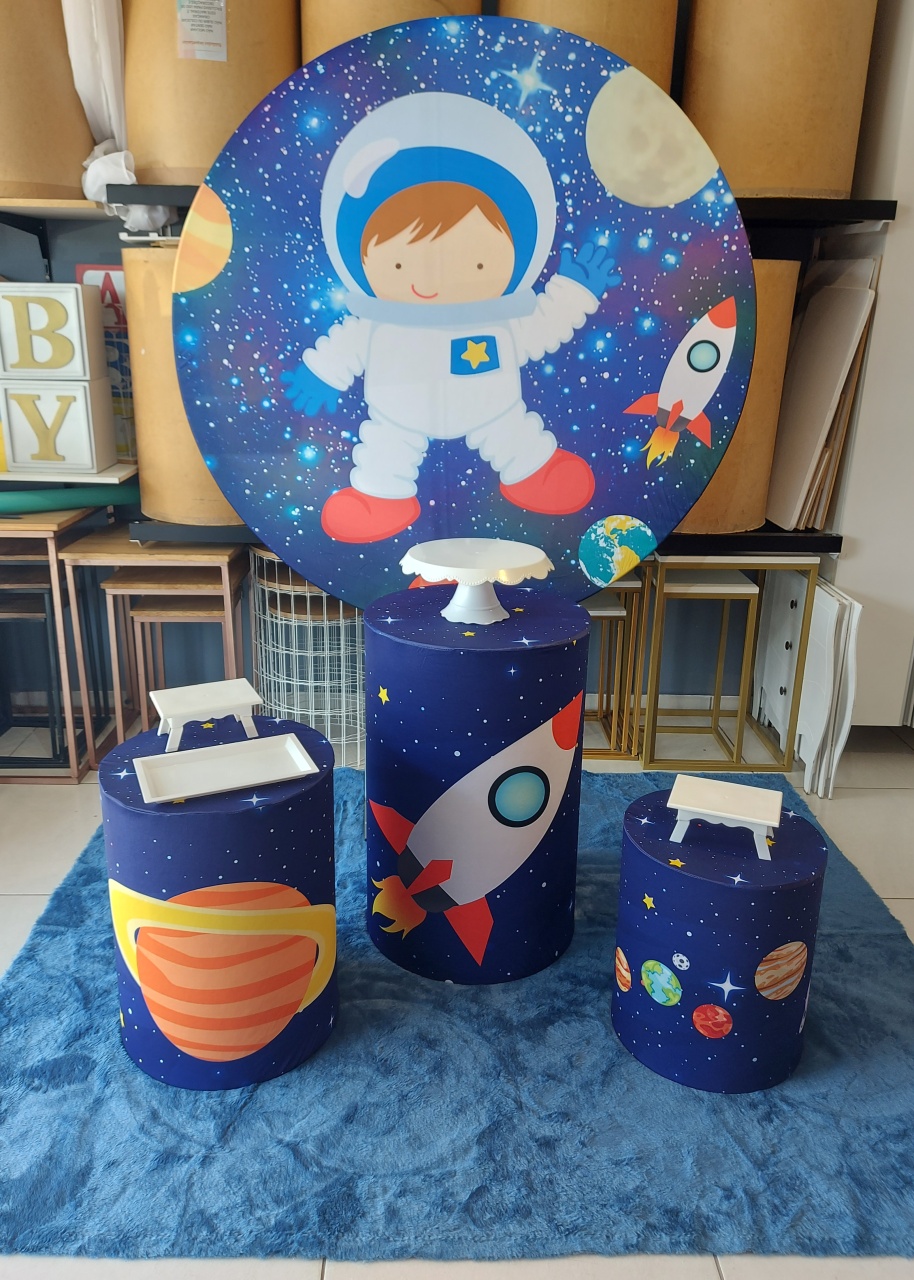 Kit Base Astronauta Menino - Magic Pegue e Monte / Day Larocca Locação de Vestido de Festa