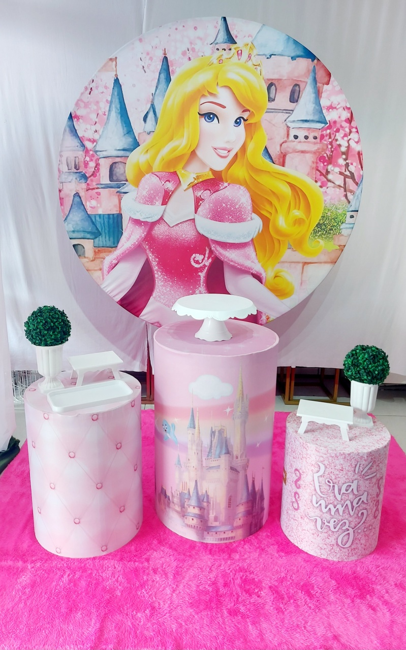 Kit Princesa Aurora - Magic Pegue e Monte / Day Larocca Locação de Vestido de Festa