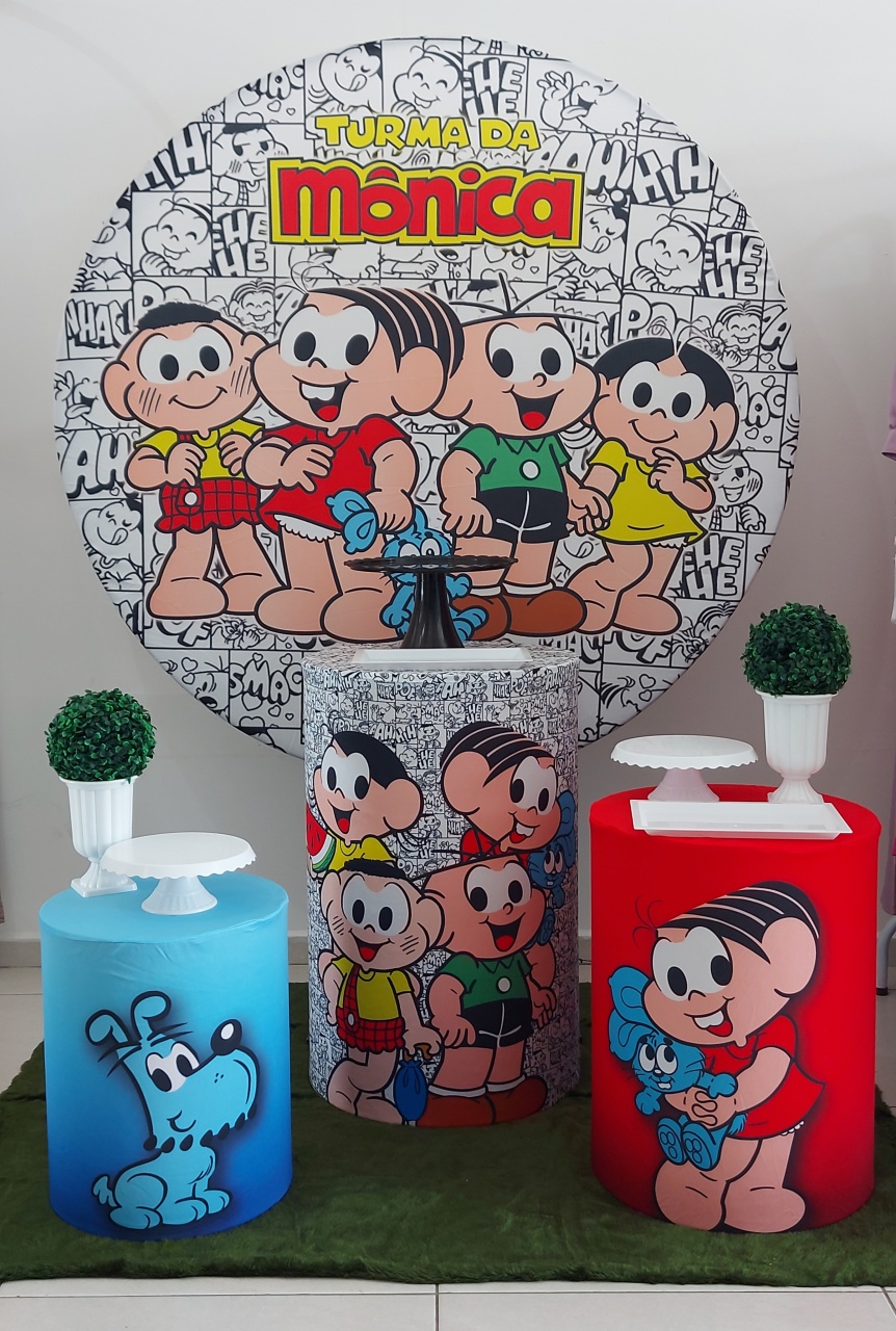 Kit Base Turma da Mônica - Magic Pegue e Monte / Day Larocca Locação de Vestido de Festa