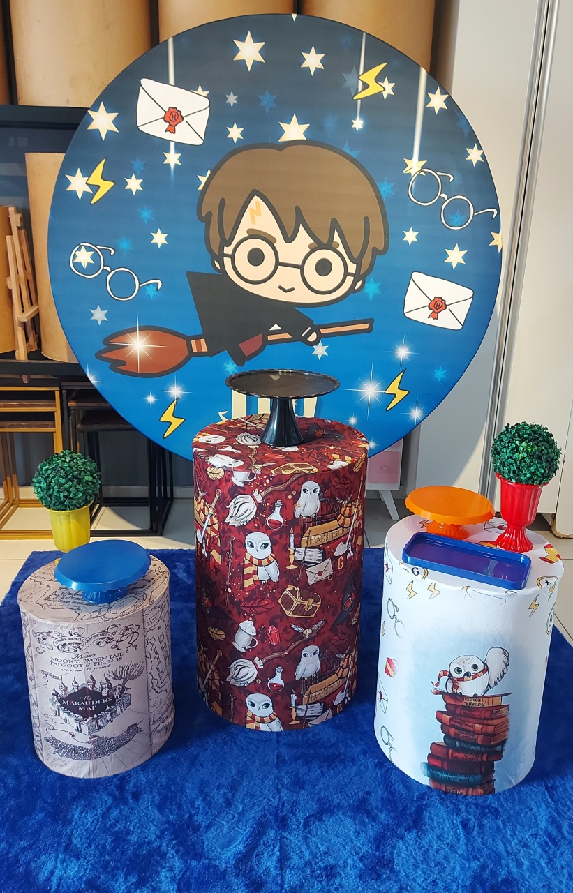 Kit Base Harry Potter - Magic Pegue e Monte / Day Larocca Locação de Vestido de Festa