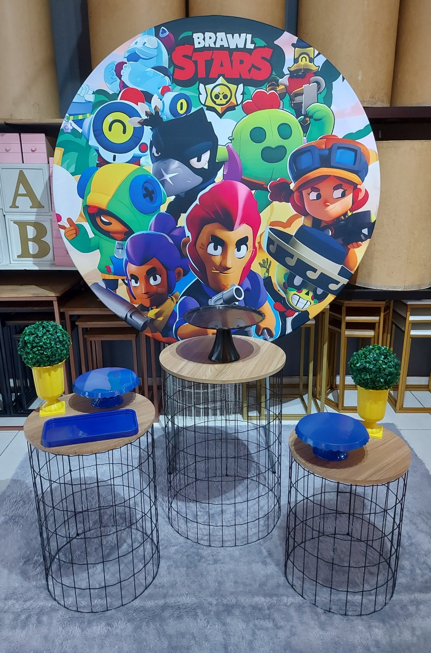 Kit Base Brawl Stars - Magic Pegue e Monte / Day Larocca Locação de Vestido de Festa