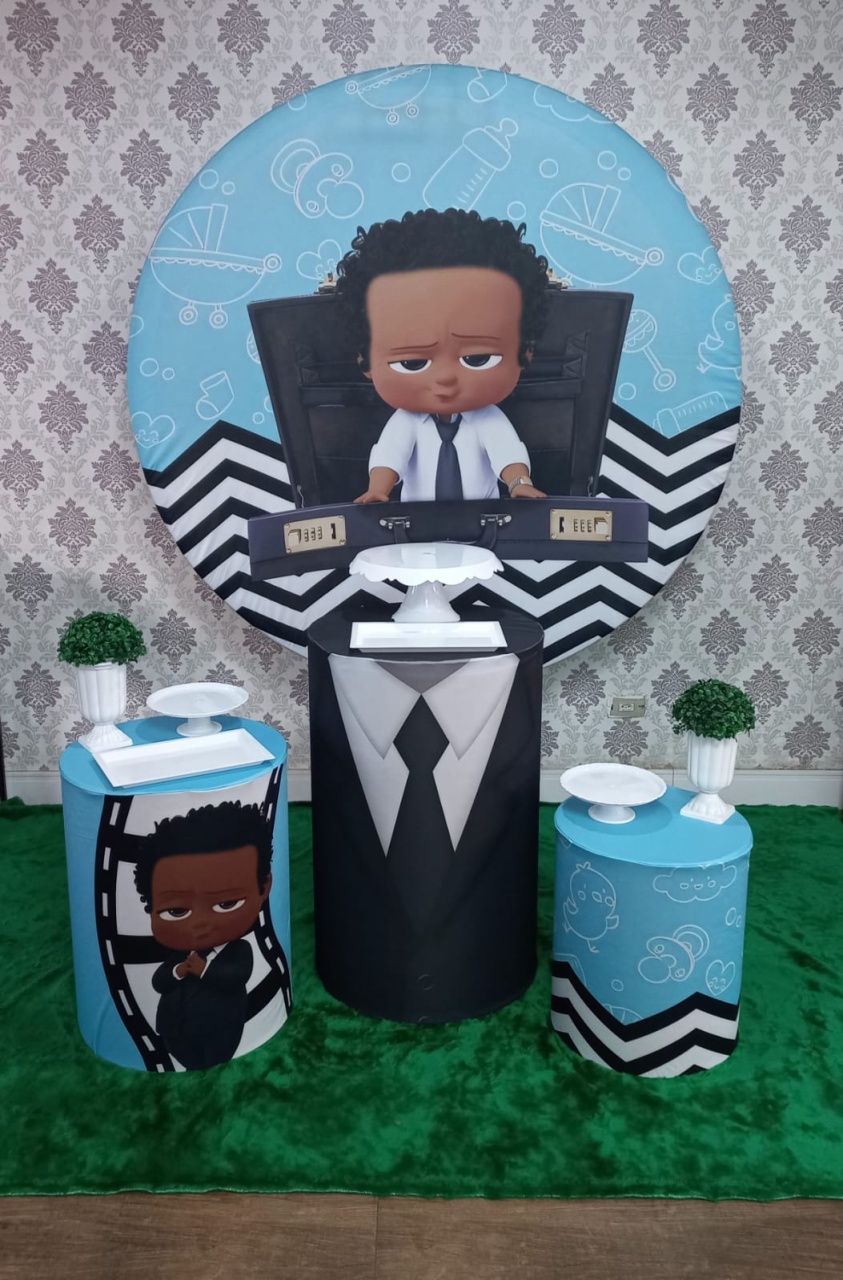 Kit Poderoso Chefinho Negro - Magic Pegue e Monte / Day Larocca Locação de Vestido de Festa