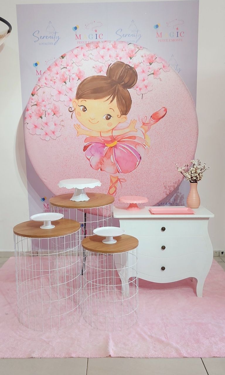 Kit Decor Bailarina 1 - Magic Pegue e Monte / Day Larocca Locação de Vestido de Festa