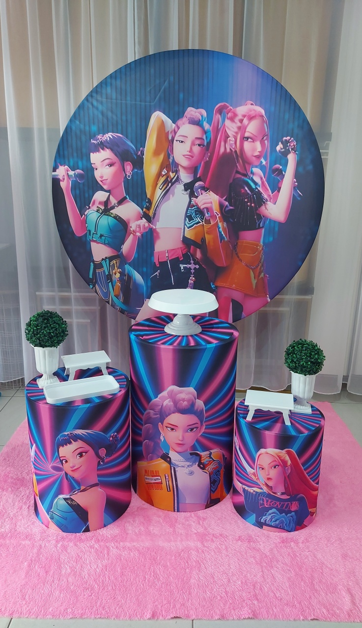 Kit Base Guerreiras Do K-Pop - Magic Pegue e Monte / Day Larocca Locação de Vestido de Festa