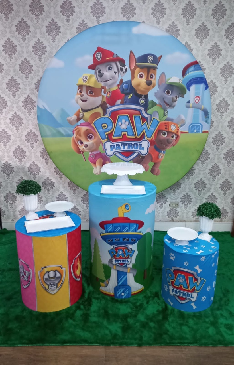 Kit Base Patrulha Canina - Magic Pegue e Monte / Day Larocca Locação de Vestido de Festa