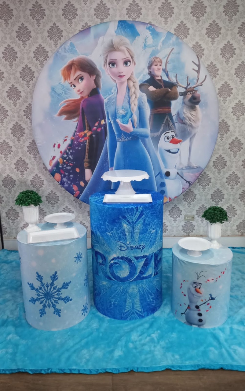 Kit Base Frozen - Magic Pegue e Monte / Day Larocca Locação de Vestido de Festa