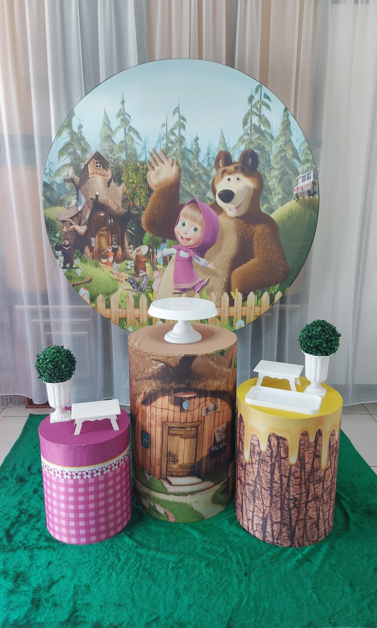 Kit Base Mascha E O Urso - Magic Pegue e Monte / Day Larocca Locação de Vestido de Festa