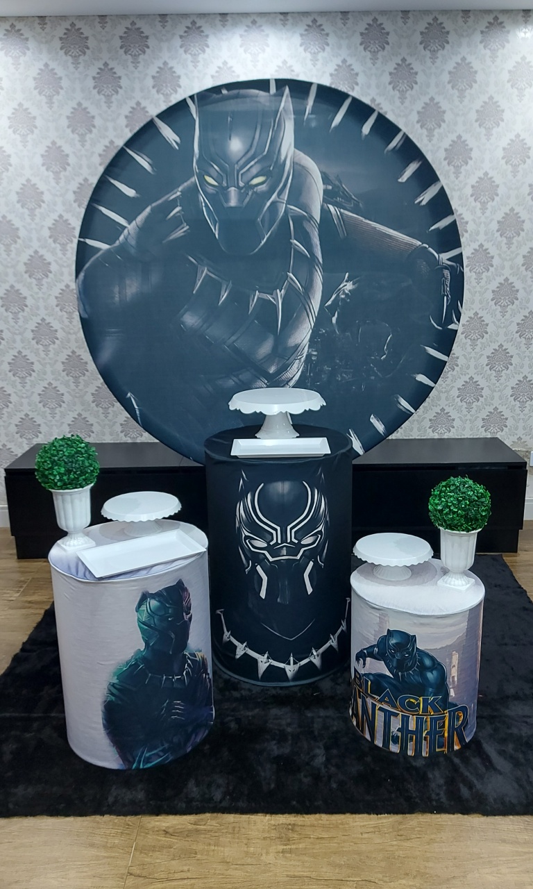 Kit Base Pantera Negra - Magic Pegue e Monte / Day Larocca Locação de Vestido de Festa
