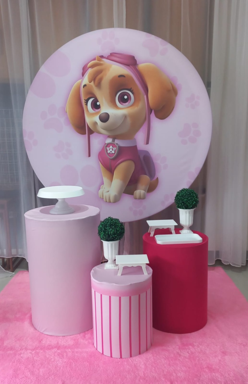 Kit Base Sky Patrulha Canina - Magic Pegue e Monte / Day Larocca Locação de Vestido de Festa
