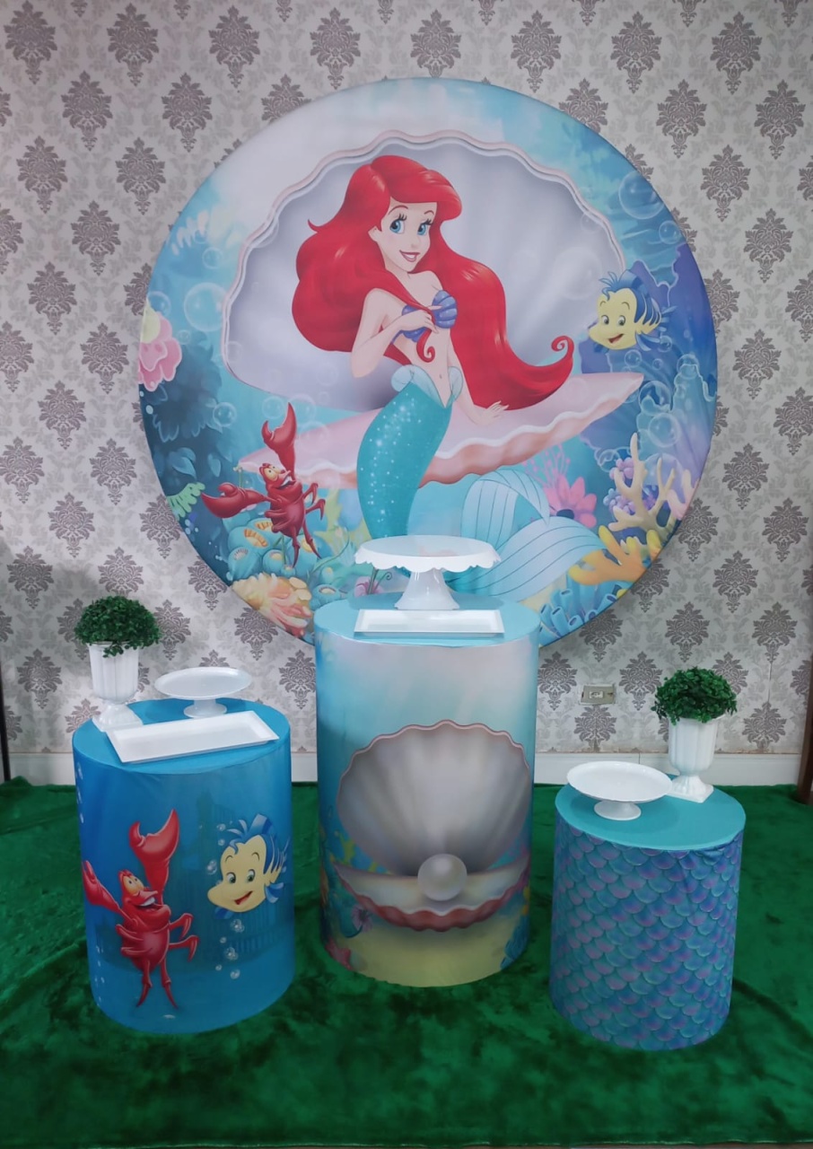 Kit Base A Pequena Sereia - Magic Pegue e Monte / Day Larocca Locação de Vestido de Festa