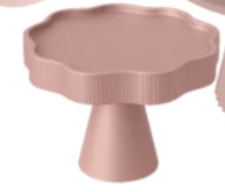 Bandeja Alta Rose Gold de Flor - D'fest decor- pegue e monte 