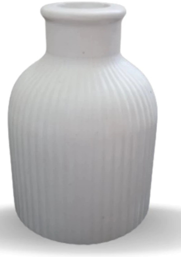 Vaso Pequeno Branco de Louça - D'fest decor- pegue e monte 