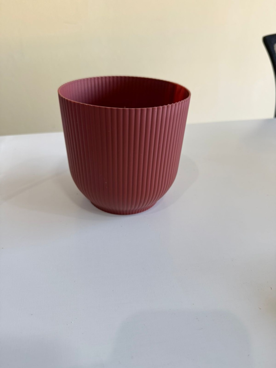 Vaso Largo Vermelho Queimado - D'fest decor- pegue e monte 